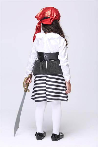 F68025 Girls Petite Pirate Toddler Costume
